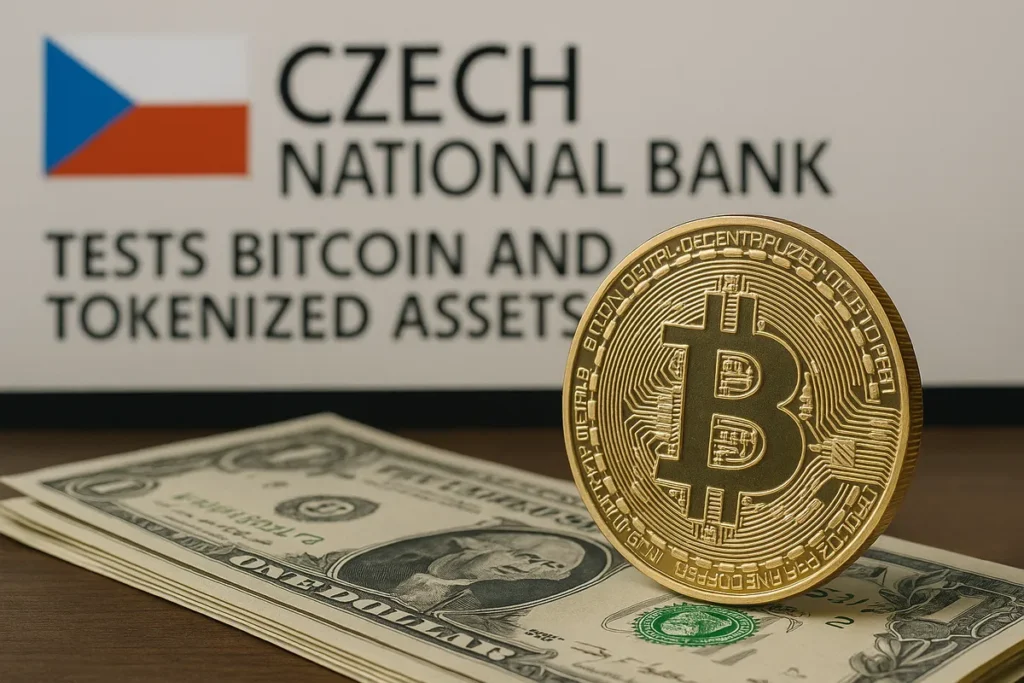 Czech National Bank Tests Bitcoin and Tokenized Assets in First Official Crypto Investment