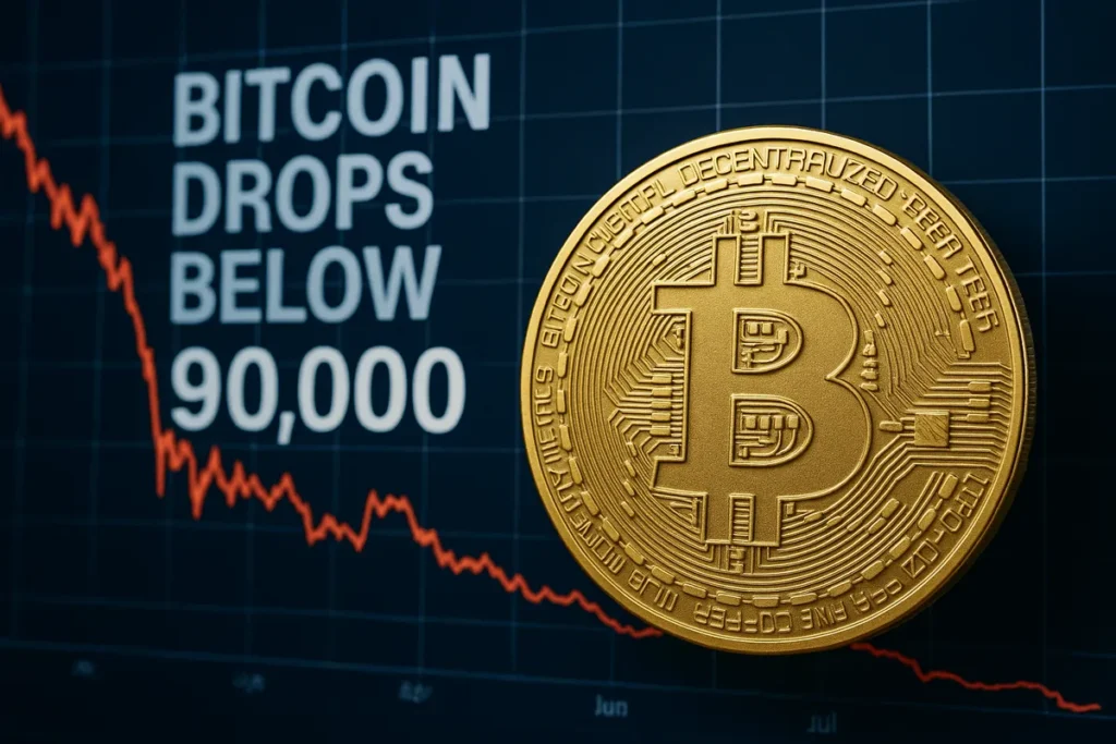 Bitcoin Drops Below 90K as Market Analysts Signal Imminent Price Floor