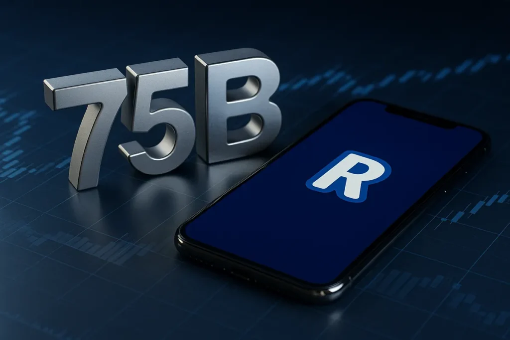 Revolut Secures $75 Billion Valuation Following Major Share Sale